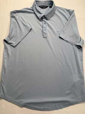 Travis Mathew Light Blue Men's Performance Polo